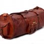 Handmade Natural Leather Duffel Bag
