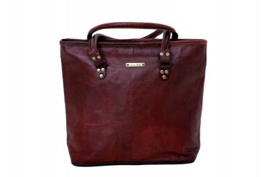 Handmade Vintage Leather Tote Bag