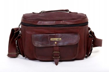 Handmade Vintage Leather Dslr Camera Bag