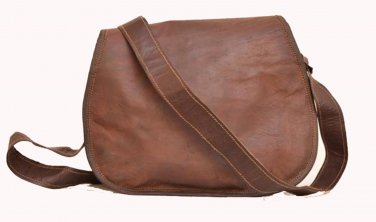 Handmade Natural Leather Satchel Bag