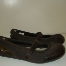 SPERRY Top Sider TALLY 5M Brown Leather Boat Shoes Slip On Loafers Womens