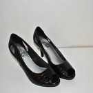 Life Stride Vera Womens Size 7.5M Black Snakeskin Pumps Heels Shoes New/Display
