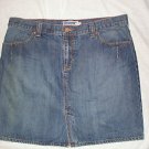 OLD NAVY Blue Jeans Denim Mini Skirt Straight Pencil 5 Pockets Cotton Size 4