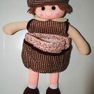 Doll Toilet Tissue Paper Holder Bathroom home Kitchen Decor Sewing Storage