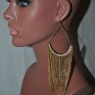 New York & CO. Large Chandelier Basketball Wives Paparazzi Silver Gold Earrings