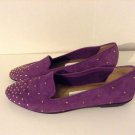 EVAN PICONE  Purple Gold Ballet Flats 6.5 M Leather