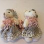 Pair Of Teddy Bear Tie Backs Nursery Kids Room Wedding decor