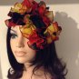 Wide Flower Headband  Hair Wrap Hairband Scarf Multicolor