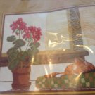 Sunset Stichery Needlecraft Kit "CAT-NAP" Fits  14" X 18"
