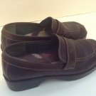 BORN women slip on loafers size 8m brown leather