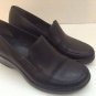 CLARKS SHOES BLACK LEATHER CASUAL LOAFERS WOMEN'S SZ 6M