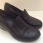 CLARKS SHOES BLACK LEATHER CASUAL LOAFERS WOMEN'S SZ 6M