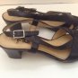 Women&acirc;��s LIFE STRIDE black strappy sandals Size 9.5M Slingback