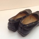 BJORNDAL Blythe Black Patent Leather Womens Sz 6 M Loafers Flats Shoes
