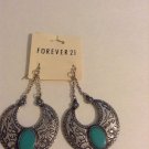 Forever 21 Dangling Turquoise and silver earrings