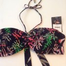 The Webster Miami Target Bikini Top Palm Print Bandeau Size L, XL