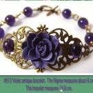 Violet antique bracelet.