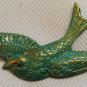 Large Brass Patina Flying Swallow Bird PC21