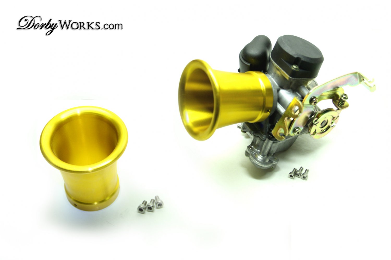 Carburetor Velocity Stack 3" GOLD