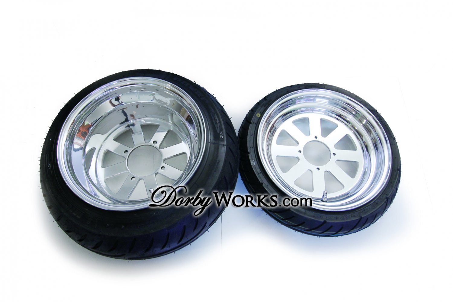 Dw8s 12x4 12x8 Set Honda Ruckus Wheels