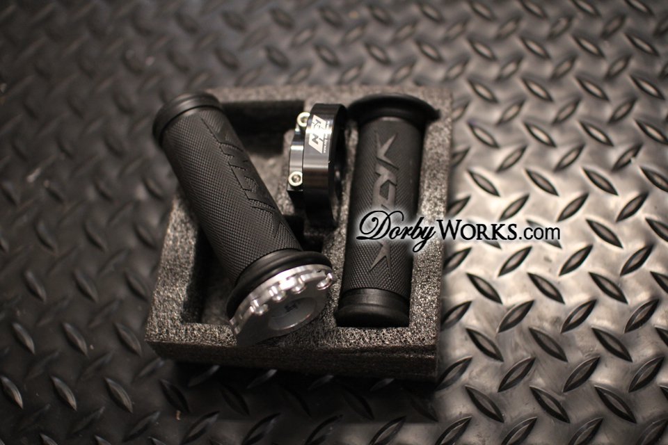 NCY Cam needle bearing quick throttle & grips grey