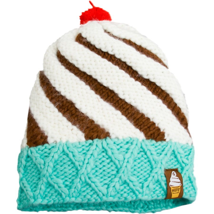 NEFF Womens Swirled Ice Cream Cone Beanie