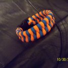 Orange  and Blue 550 Paracord Fishtail Bracelet