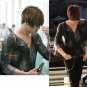 ♥ TVXQ JYJ Jue Jung - Modern Black Cross Piercing Earring - Kpop