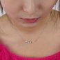 925 Sterling Silver SNAKE Paved CZ Pendant Necklace