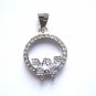 925 Sterling Silver "I LOVE" Script PENDANT