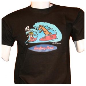 T-Shirt Surfing Peru
