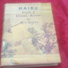 Haiku Vol. 3 Summer-Autumn By R.H. Blyth