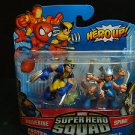 MOC MARVEL SUPER HERO SQUAD TV SHOW FIGURE WOLVERINE AND SPIRAL
