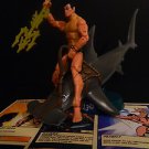 LOOSE MARVEL LEGENDS SHOWDOWN RARE 3 3/4 NAMOR WITH SHARK
