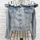 Off Shoulder Denim Top-Medium