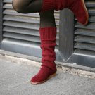 Fashion Comfortable Cow Muscle Sole Women's Yarn Boots