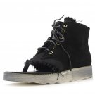 Black Open Toe Denim Sandals Slipper EU 39/UK6/US7