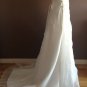 Off Shoulder V Neckline Wedding Dress With Trail Size UK10 US8
