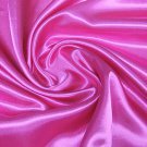 Hot Pink Polyester Satin dress Lining Fabric #pst-17