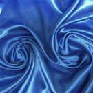 Batik Blue Polyester Satin dress Lining Fabric #pst-14