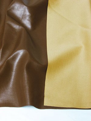 Milk Choco Faux Leather Fabric- Handbags Sofa Upholstery Material PU pu-4288-16XYard