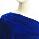 Royal Blue 4Way Stretch Velvet Curtain Clothing Fabric by the yards #smr13