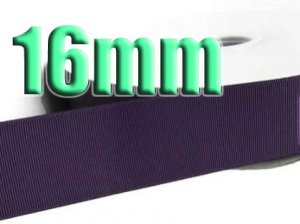 #290 Shadow Purple Color 16mm Wide 5 Yards Craft Grosgrain Ribbon #6600-X5 Yards