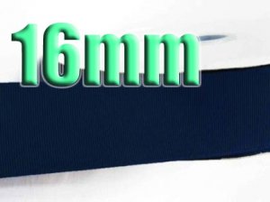 #372 Ensign Blue Color 16mm Wide 5 Yards Craft Grosgrain Ribbon #6600-X5 Yards