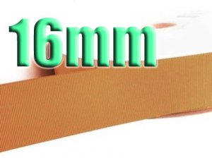 #743 Ginger Color 16mm Wide 5 Yards Craft Grosgrain Ribbon #6600-X5 Yards