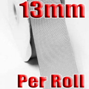 Shell Grey  Color #007 Grosgrain Ribbon Wholesale 13mm 100 Yards per Roll #6600XR