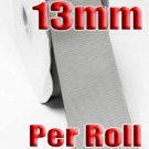 Light Silver Color #009 Grosgrain Ribbon Wholesale 13mm 100 Yards per Roll #6600XR