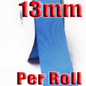 Capri Blue Color #337 Grosgrain Ribbon Wholesale 13mm 100 Yards per Roll #6600XR