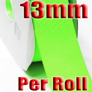 Key Lime Color #544 Grosgrain Ribbon Wholesale 13mm 100 Yards per Roll #6600XR