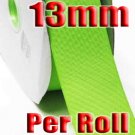 Apple Green Color #550 Grosgrain Ribbon Wholesale 13mm 100 Yards per Roll #6600XR